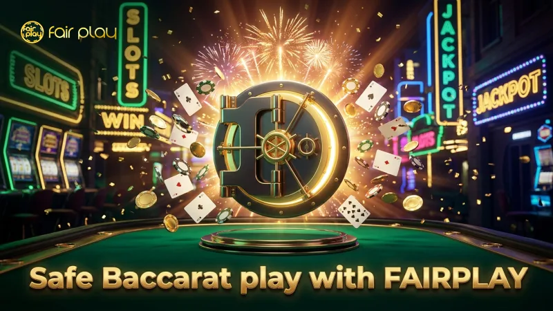 FAIRPLAY promotes responsible Baccarat play with secure cash-in and cash-out