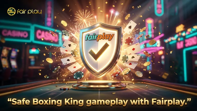 Fairplay ensures secure, certified Boxing King gameplay.