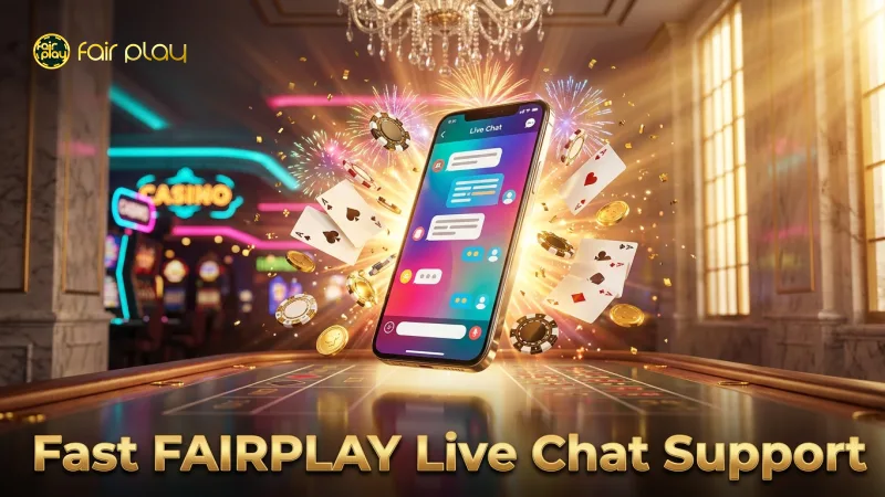 FAIRPLAY’s live chat offers immediate, verified support access.