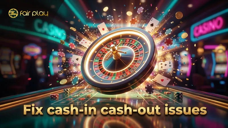 Troubleshoot cash-in and cash-out errors smoothly