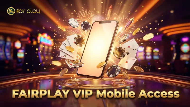 Mobile access lets players quickly check FAIRPLAY VIP Club tiers