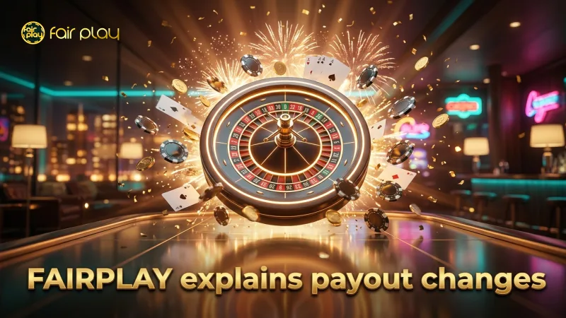 FAIRPLAY clarifies the adjusted 30:1 payout ratio in Lightning Roulette