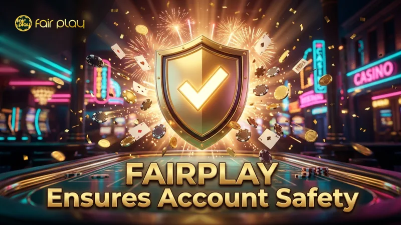 FAIRPLAY secures player accounts with advanced encryption technology.