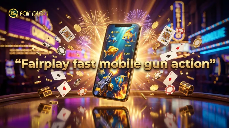 Mobile gameplay showing fast reload and firing speeds