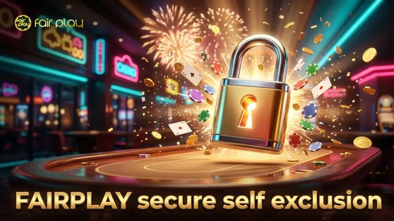 Visual of FAIRPLAY’s secure self-exclusion dashboard interface