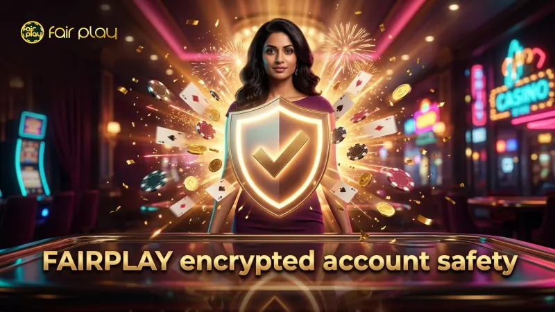 Illustration of encrypted account verification process at FAIRPLAY