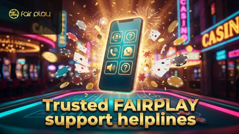 FAIRPLAY’s trusted helpline numbers and support links shown